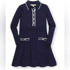 Hope & Henry Tipped Button Front Sweater Dress size 18-24 months EASTER OUTFIT